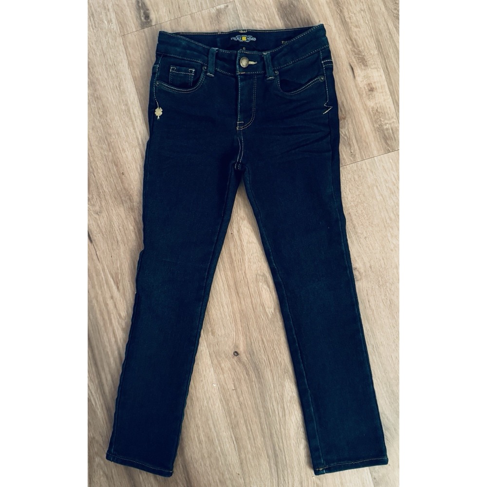 Lucky‎ Brand Zoe Jeggings Jeans Girls Size 6 Navy Blue